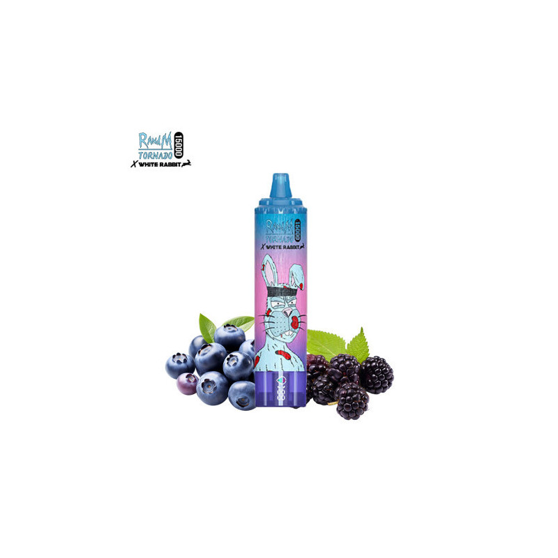 Puff Jetable 15000 Puffs Myrtille Mûre - Tornado RandM