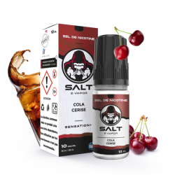 Cola Cerise Salt E-Vapor 10ml - Saveur Boisson | Mystik-Vape