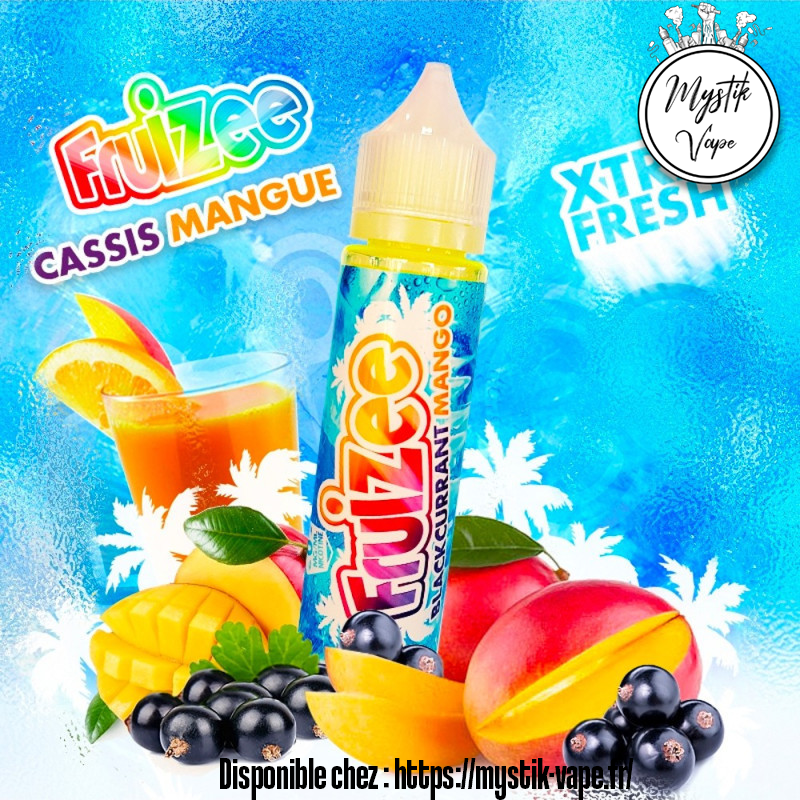 E-liquide Cassis Mangue 50ml Fruizee – Fruité & frais | MYSTIK VAPE