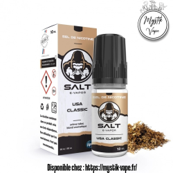 USA Classic 10ml Salt – Le French Liquide américain | Mystik Vape