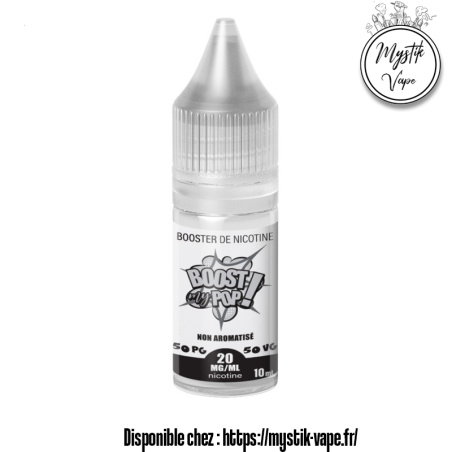 Booster Boost My Pop 20 mg 50/50 | Mystik‑Vape