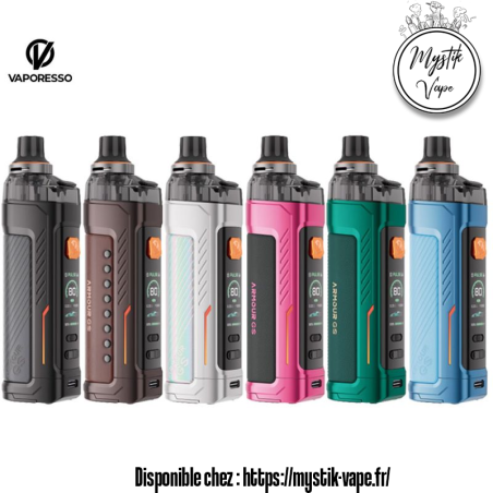 Pod Armour GS DTL Vaporesso - Puissance 80W & Cartouche 5ml