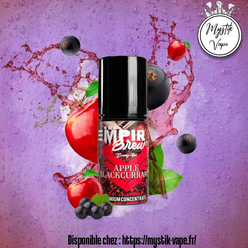 Apple Blackcurrant | Arôme Concentré DIY Pomme Cassis -Mystik-vape