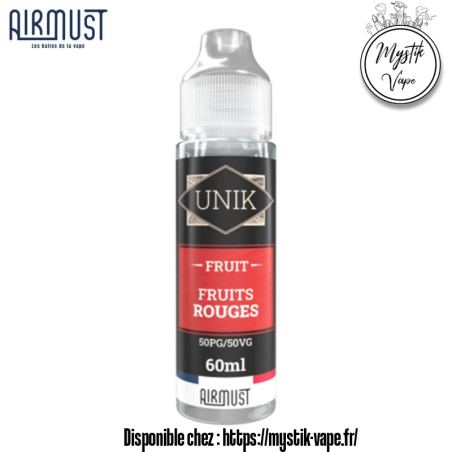 Fruits Rouges 60ml - E-liquide Fruité et Acidulé | Achat en ligne
