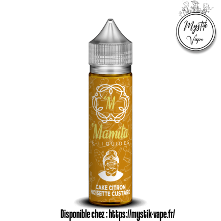 Cake Citron Noisette Custard 50 ml - Mamita - Parfum gourmand