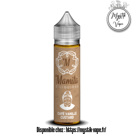 Café Vanille Custard 50 ml - Mamita - gourmand café et vanille