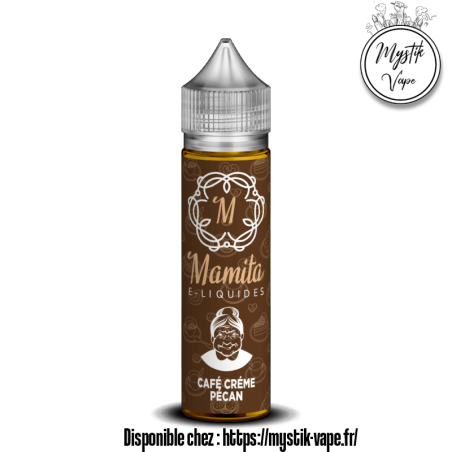 Café Crème Pécan 50 ml Mamita - gourmand café et noix de pécan