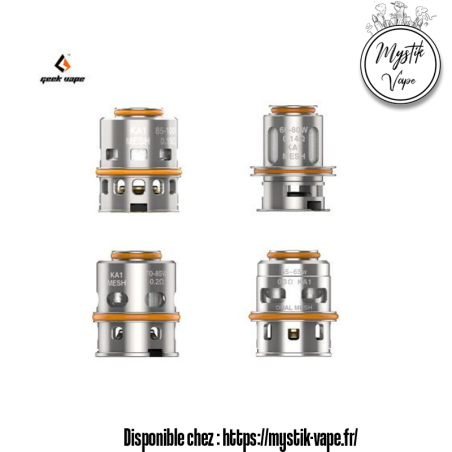 Résistances M Coils – GeekVape (Mesh x1 à x4) pour Z Max | Mystik-Vape