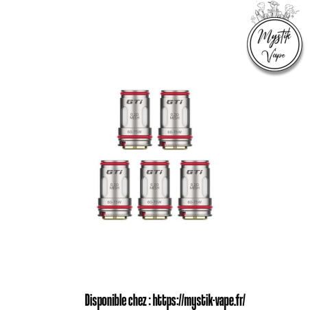 Résistances GTi Vaporesso – DTL Puissante | Mystik-Vape