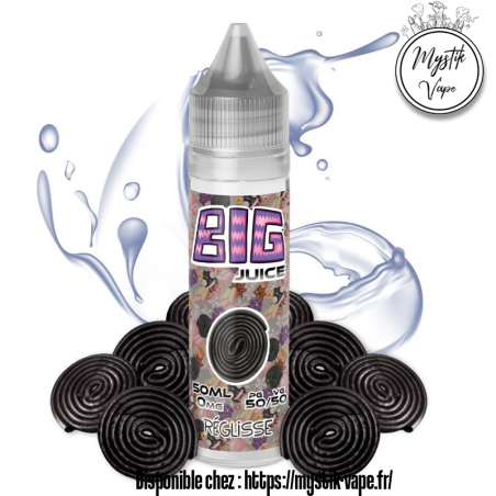 E-liquide Réglisse Noire 50ml 0mg | Saveur Bonbon Anisée - Mystik-Vape