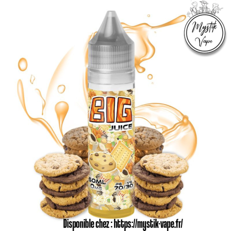 Biscuit 50ml - E-liquide saveur gourmande et croustillante