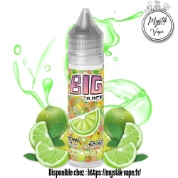 Citron Vert 50ml Big Juice - E-liquide Saveur Citron Acidulé et Frais
