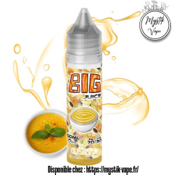 Custard 50ml Big Juice – E-liquide Crème Anglaise Douce et Vanillée