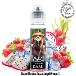Kami Ultimate A&L - E‑liquide Fruit du Dragon & Fraise| Mystik Vape