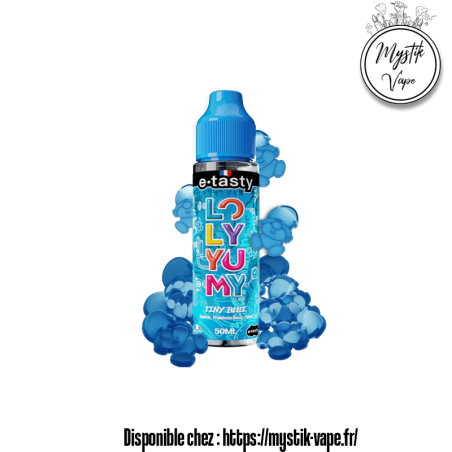 Tiny Blue 50 ml – Bubble‑gum bleu | Mystik Vape