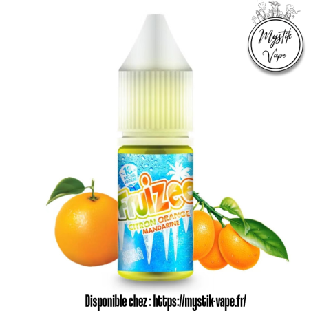 Citron Orange Mandarine 10ml - E-Liquide Fruité et Zesté
