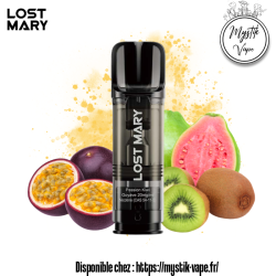 Cartouche Tappo Passion Kiwi Goyave  – Lost Mary | Mystik‑vape