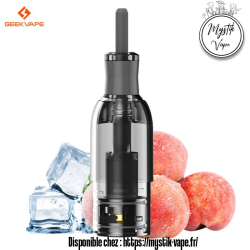 Cartouche Wenax M1 Peach Ice Pré-remplie | Geekvape | MYSTIK-VAPE.fr