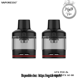 Cartouches GTX Pod 26 Vaporesso 5ml  – Compatibles GTX | Mystik-vape