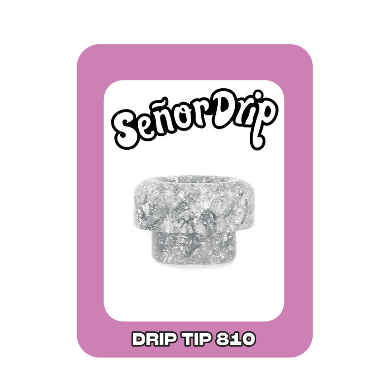 Drip Tip 810 Shine - Señor Drip | Résine brillante pour vape DTL – Mys