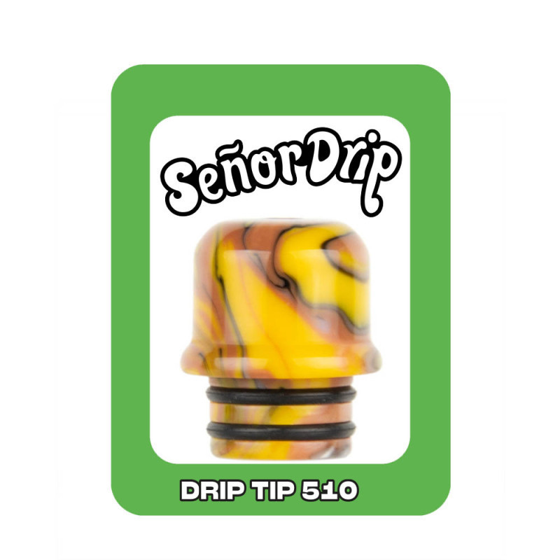 Drip Tip 510 Mixup - Señor Drip | Résine colorée MTL à DTL – Mystik Va