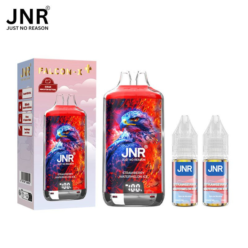 Kit JNR Strawberry Watermelon Ice 28000 Puffs | Mystik-Vape.fr