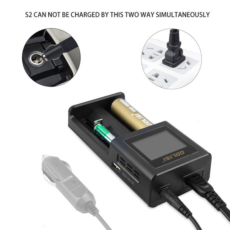 Chargeur d'accus intelligent GOLISI S2 - Mystik-Vape