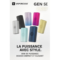 Box Gen SE Vaporesso – Mod 80W compact et stylé – Mystik-Vape