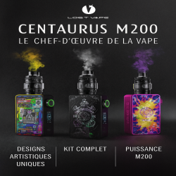 Kit Centaurus M200 Lost Vape – Box 200W,  UB Max, chez mystik-vape