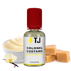 Concentré Colonel Custard 30ml T-Juice | Vanille Caramel - Mystik-vape