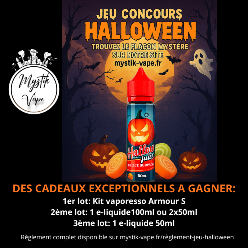 E-liquide Hallow Juice 50ml - E.Tasty | Mystik-Vape.fr