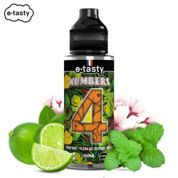 Quatre Numbers 100ml – E.Tasty | E-liquide menthe citron vert, citron