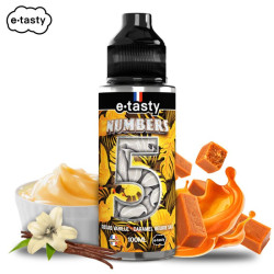 Cinq Numbers 100ml – E.Tasty | E-liquide custard vanille caramel