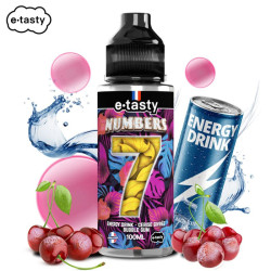 Sept Numbers 100ml – E.Tasty | E-liquide energy drink, cerise et bubbl