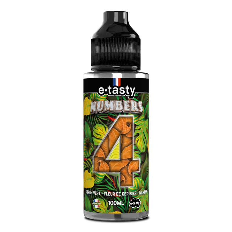 Numbers 04 100 ml pas cher – Limonade Citron Vert Menthe | Mystik-Vape