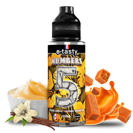 Numbers 05 100 ml pas cher – Custard Vanille Caramel | Mystik-Vape