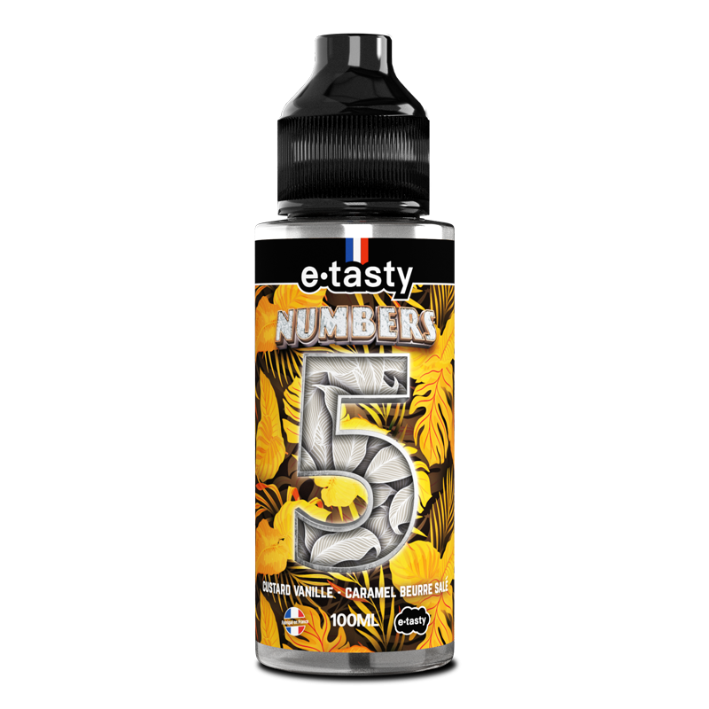 Numbers 05 100 ml pas cher – Custard Vanille Caramel | Mystik-Vape