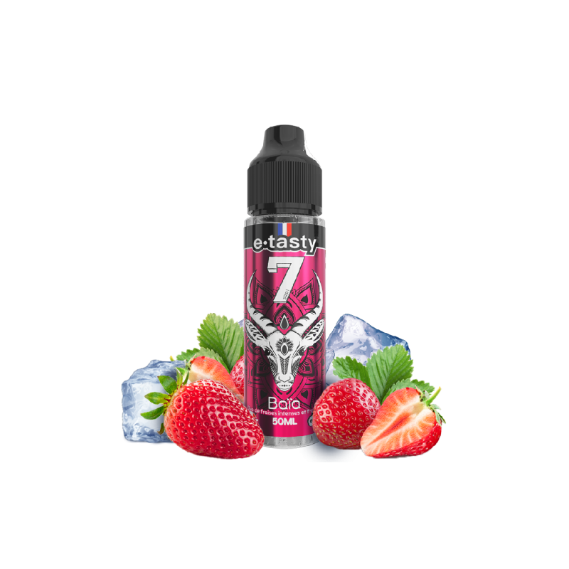Baïa 50 ml Sept pas cher – Duo de Fraises Fraîches | Mystik-Vape