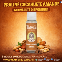 Praliné Cacahuète Amande 50ml Mamita Le Labo Basque | Mystik-Vape prix