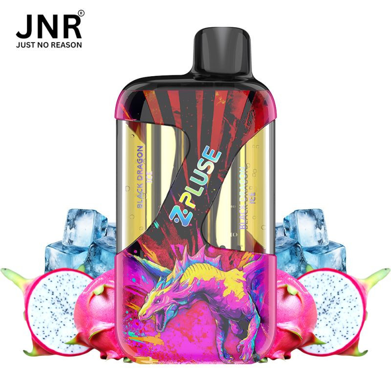 JNR ZPluse 42K+ Black Dragon Ice Puff Rechargeable | Mystik-Vape