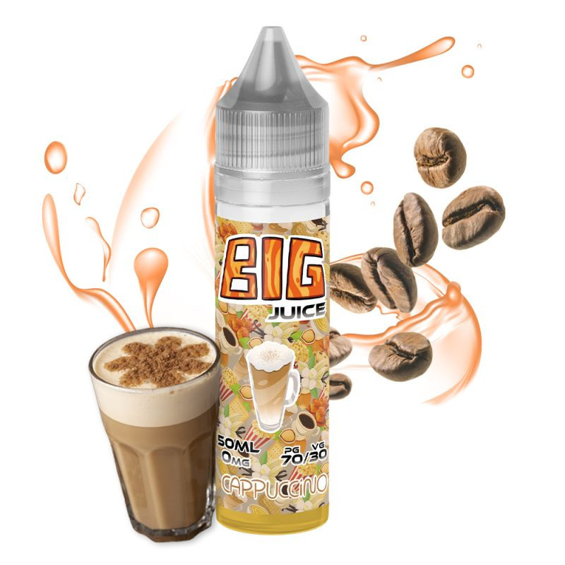 Cappucino 50ml - E-liquide gourmand de Big Juice