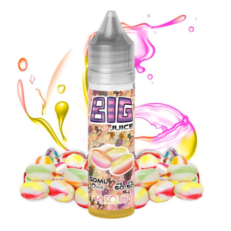 Bonbon Arlequin 50ml - E-liquide fruité de Big Juice