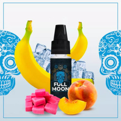 Blue Full Moon : E-liquide DIY pêche, banane & bubblegum